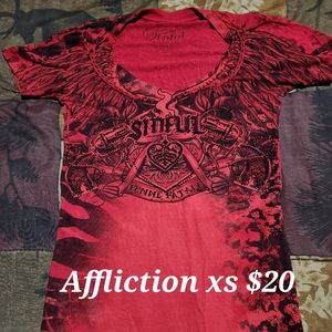 Womens Affliction shirt